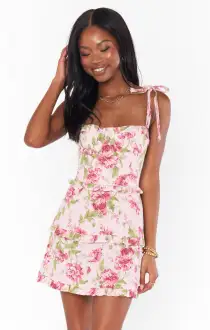 Lady Corset Mini Dress ~ Garden Romantic(XS)