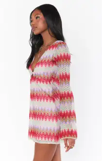 Monte Carlo Romper ~ Riviera Zigzag Crochet(XS)