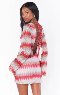 Monte Carlo Romper ~ Riviera Zigzag Crochet(XS)