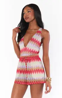 San Remo Shorts ~ Riviera Zigzag Crochet(XS)