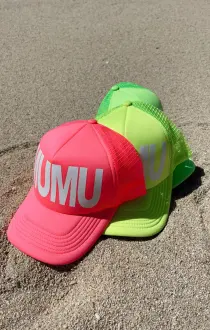 MUMU Trucker Hat ~ Neon Pink(OS)