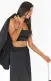 Tucker Top ~ Black Luxe Satin(XS)