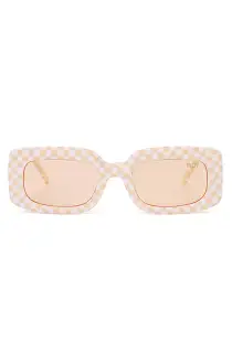 INDY Sunglasses Dolly Sunglasses ~ Beige Checkered