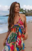 Valentina Maxi Dress ~ Midnight in Rio