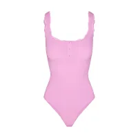 FITS EVERYBODY LACE HENLEY BODYSUIT