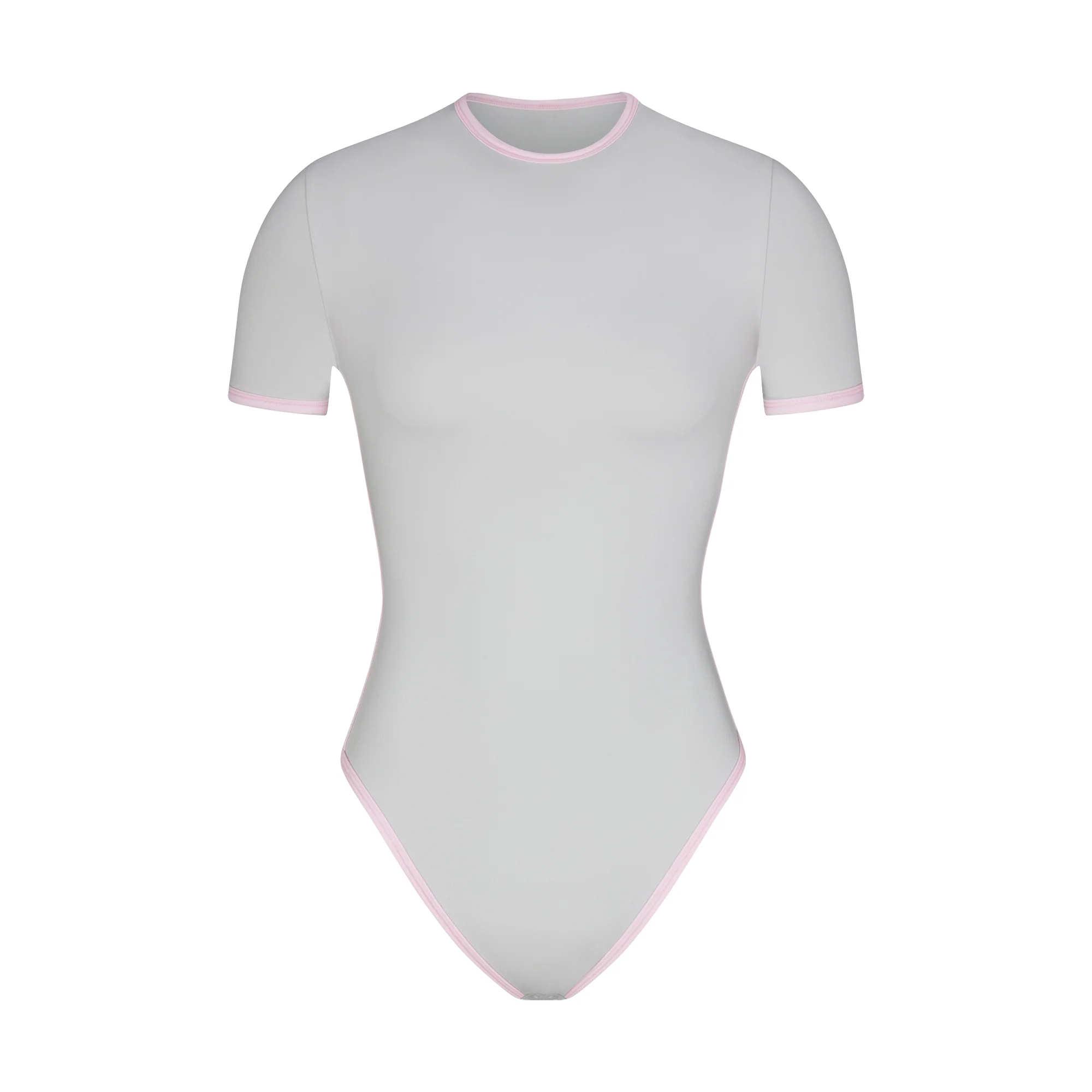 FITS EVERYBODY CONTRAST TRIM T-SHIRT BODYSUIT