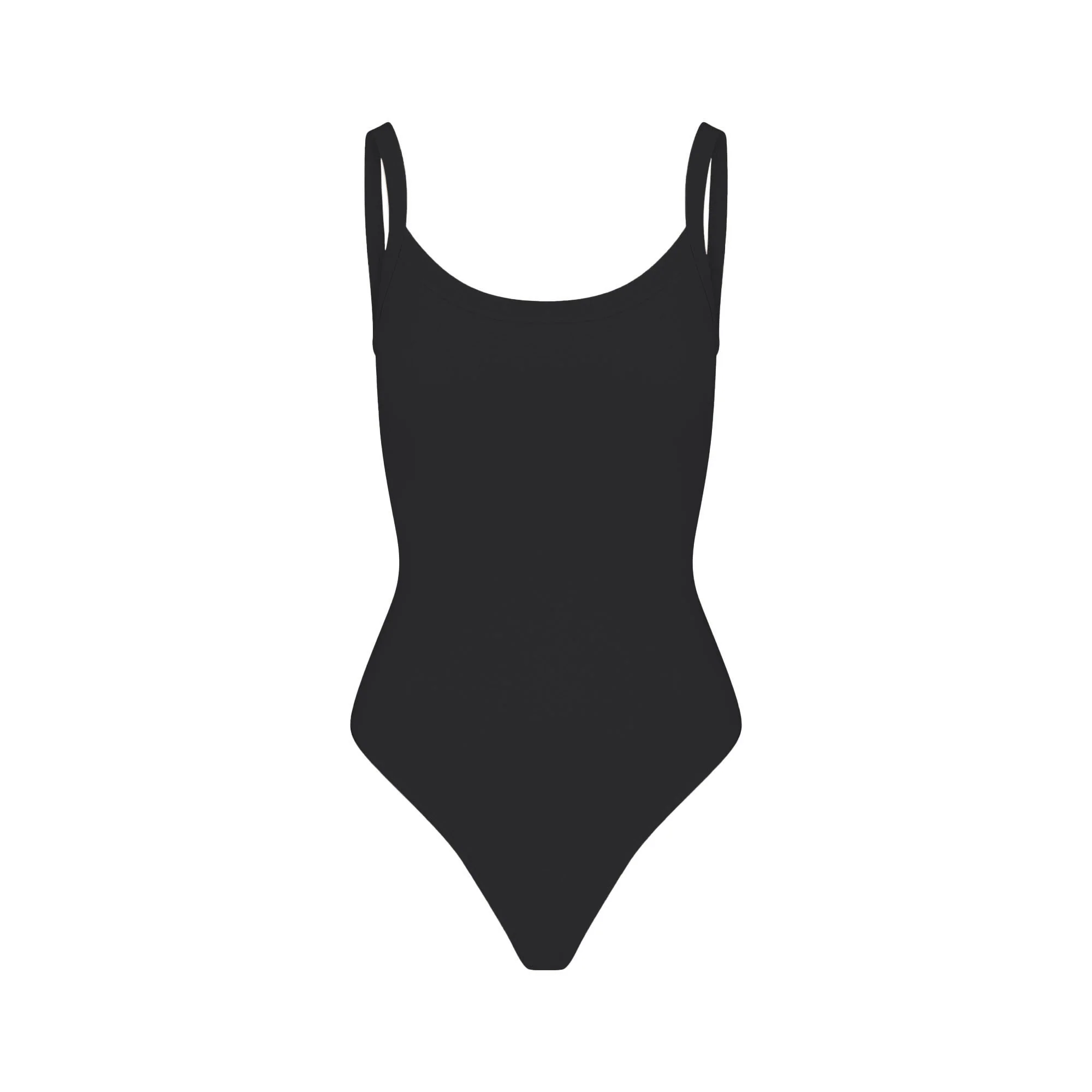 COTTON JERSEY SCOOP NECK BODYSUIT