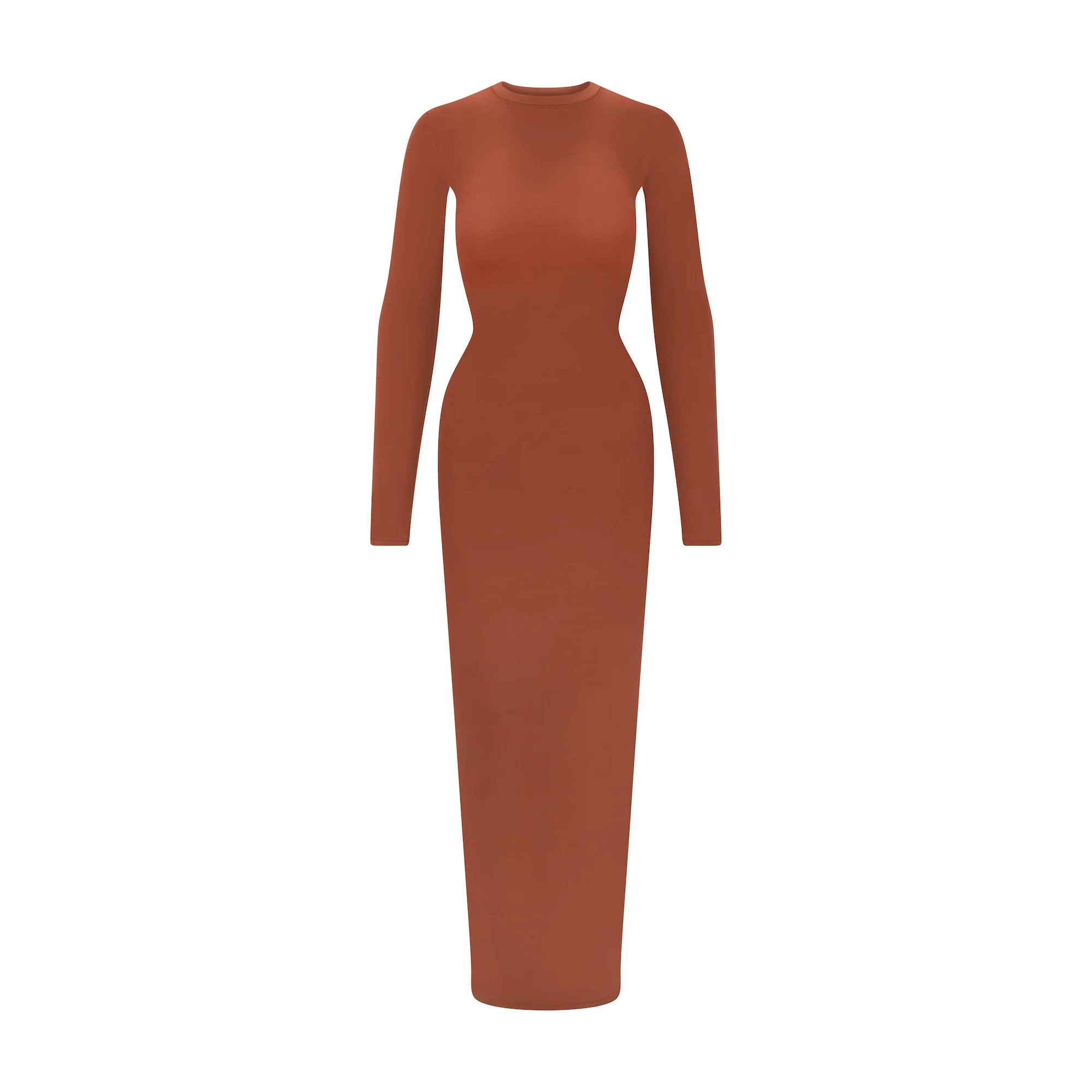 FITS EVERYBODY CREW NECK LONG SLEEVE DRESS