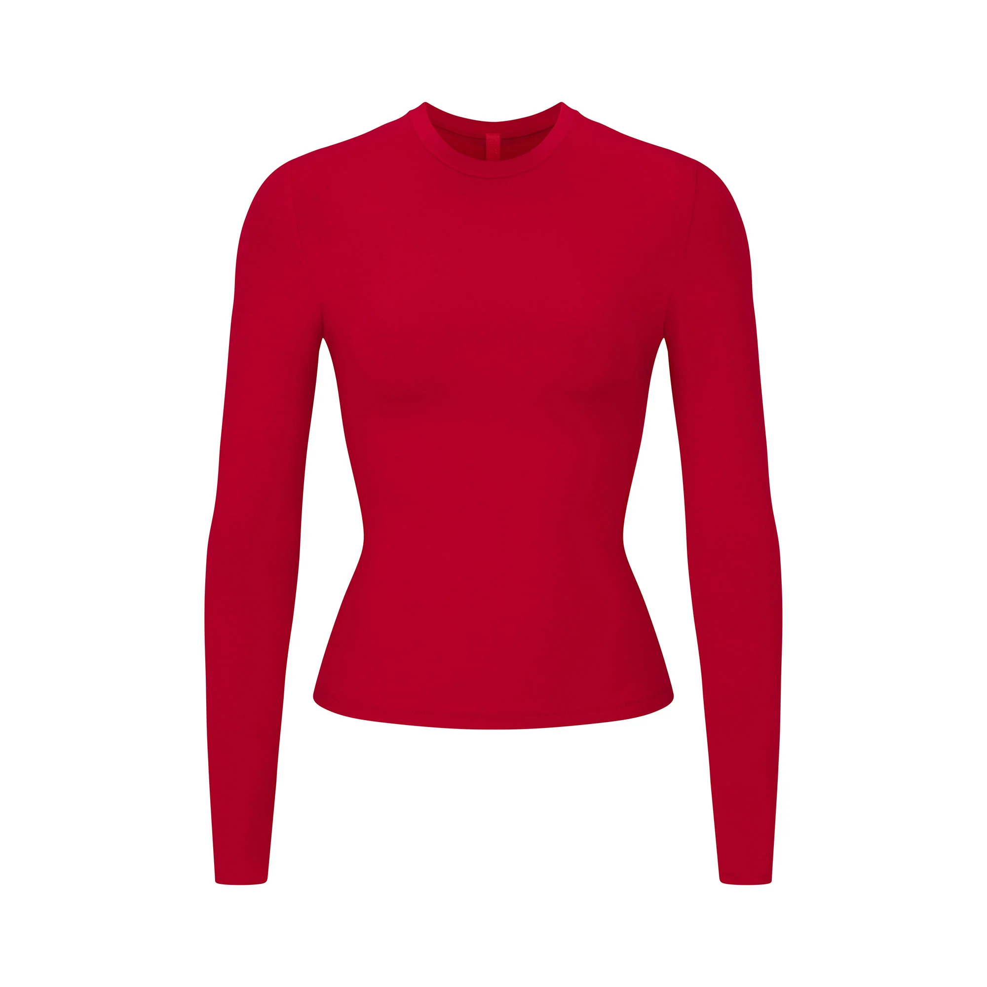 COTTON JERSEY LONG SLEEVE T-SHIRT