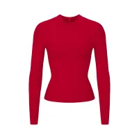 COTTON JERSEY LONG SLEEVE T-SHIRT