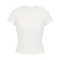 COTTON RIB T-SHIRT