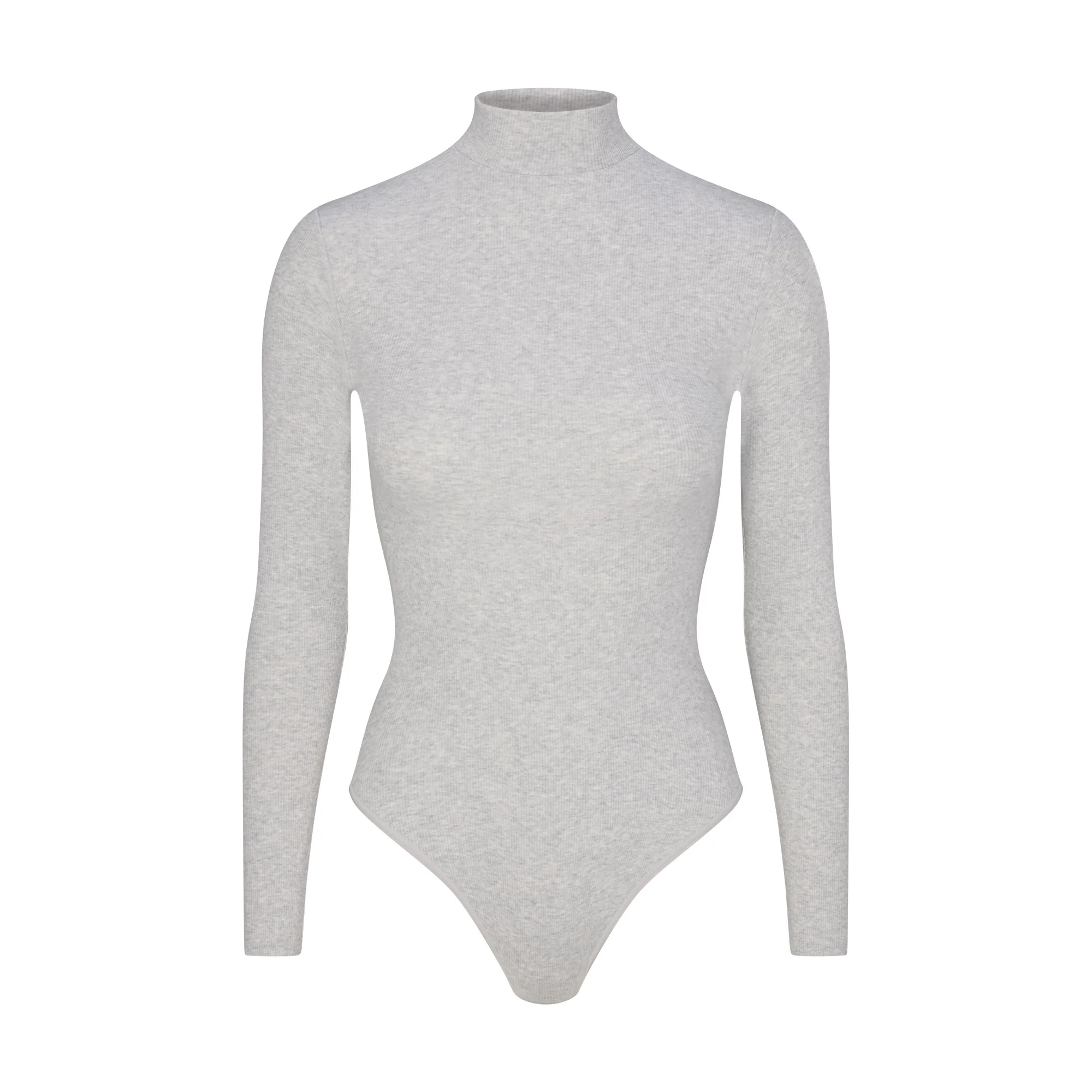 COTTON RIB TURTLENECK BODYSUIT
