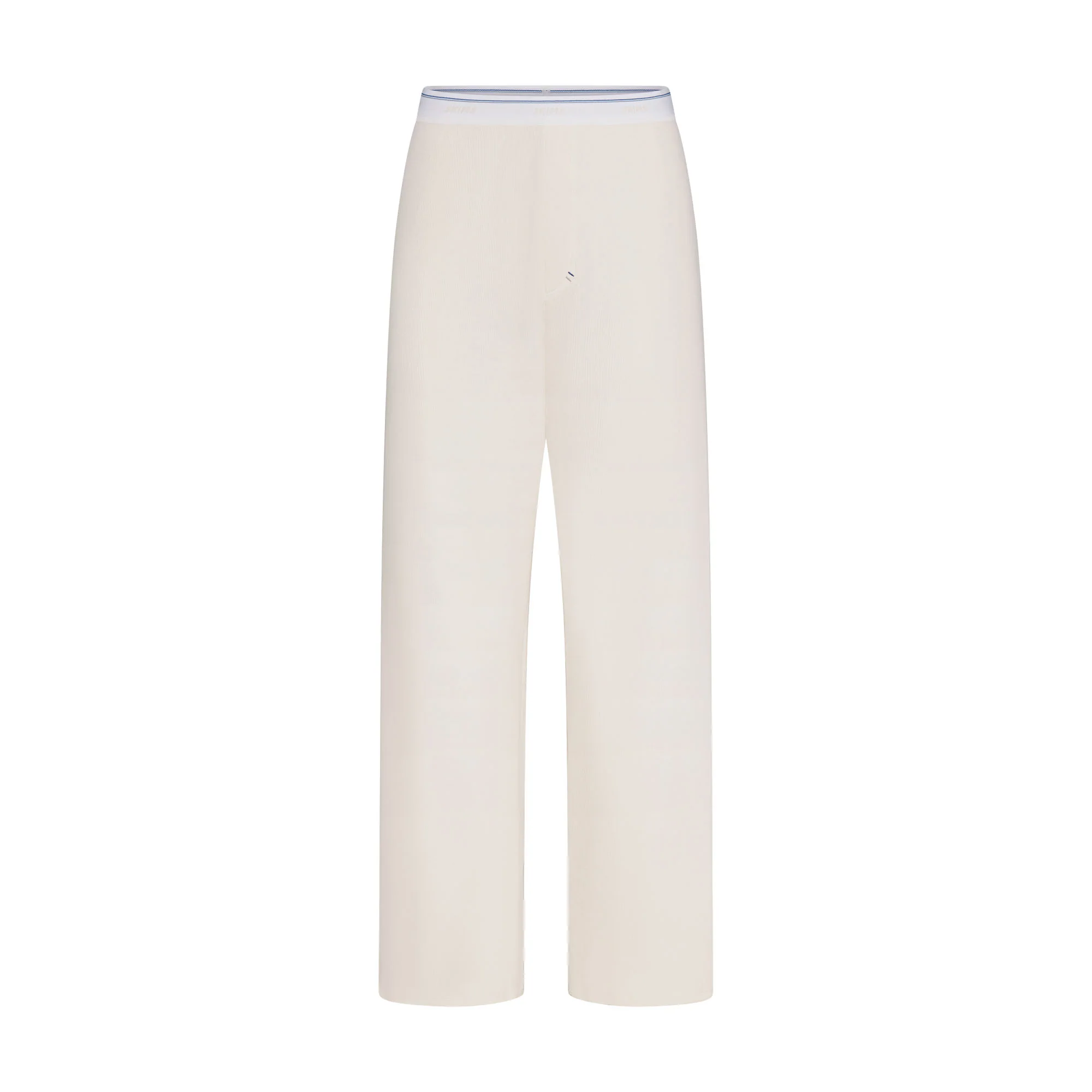 COTTON RIB STRAIGHT LEG PANT