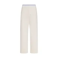 COTTON RIB STRAIGHT LEG PANT