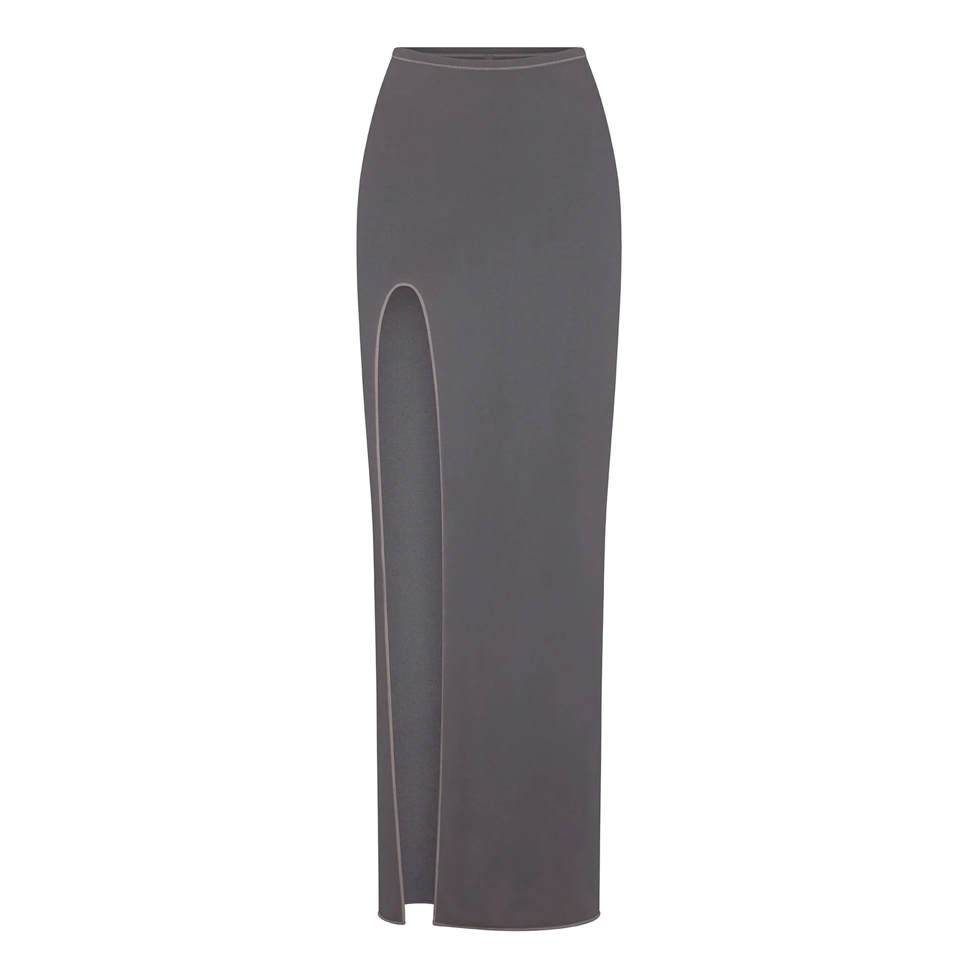 SEAMLESS MODAL SLIT LONG SKIRT