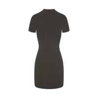 OUTDOOR MOCK NECK MINI DRESS