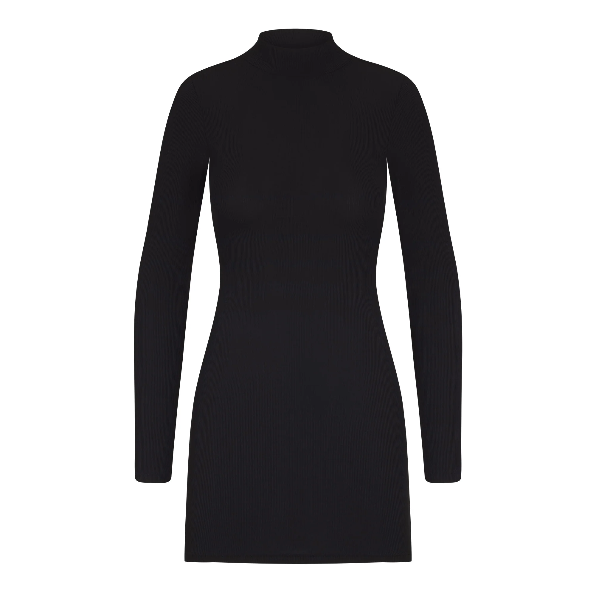 SOFT LOUNGE TURTLENECK MINI DRESS