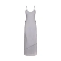 LIQUID ORGANZA CAMI LONG DRESS