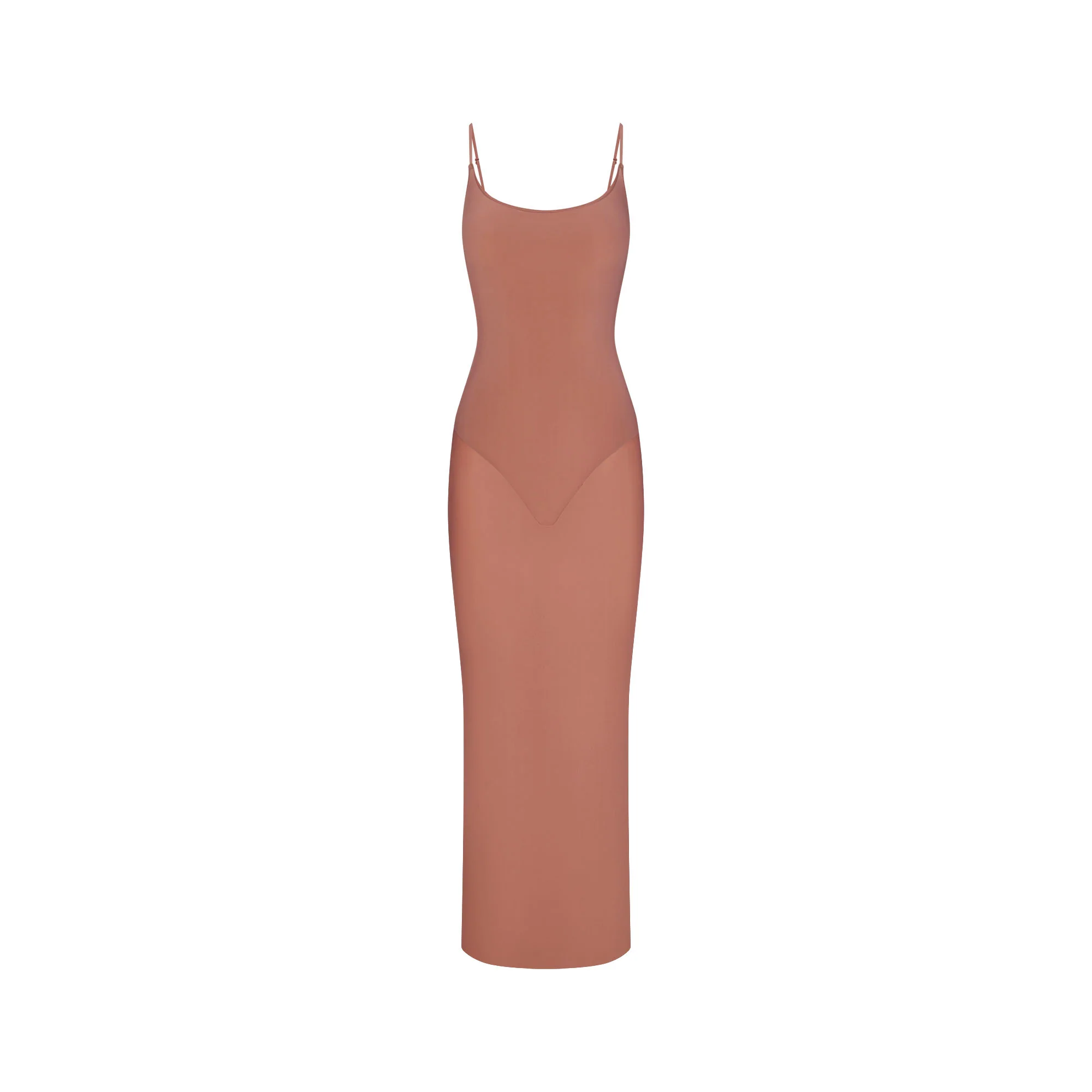 MILKY SHEER LOW BACK LONG DRESS