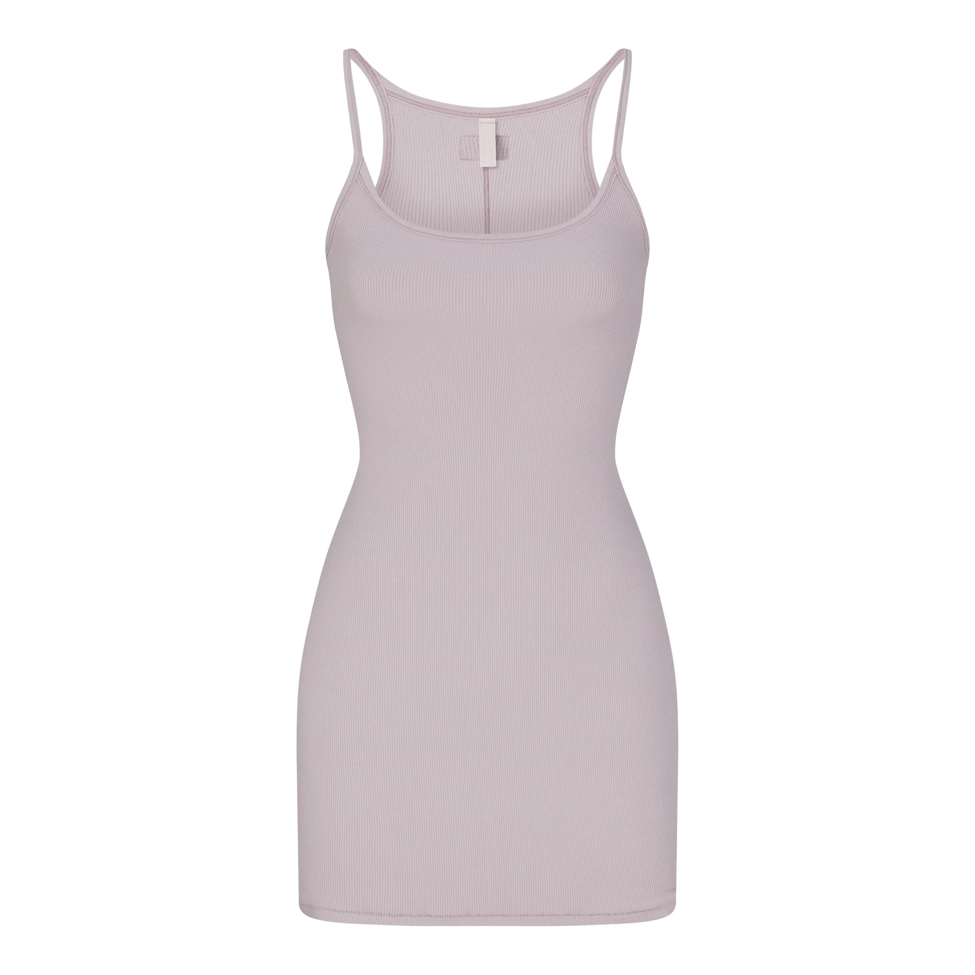 COTTON RIB MINI CAMI DRESS