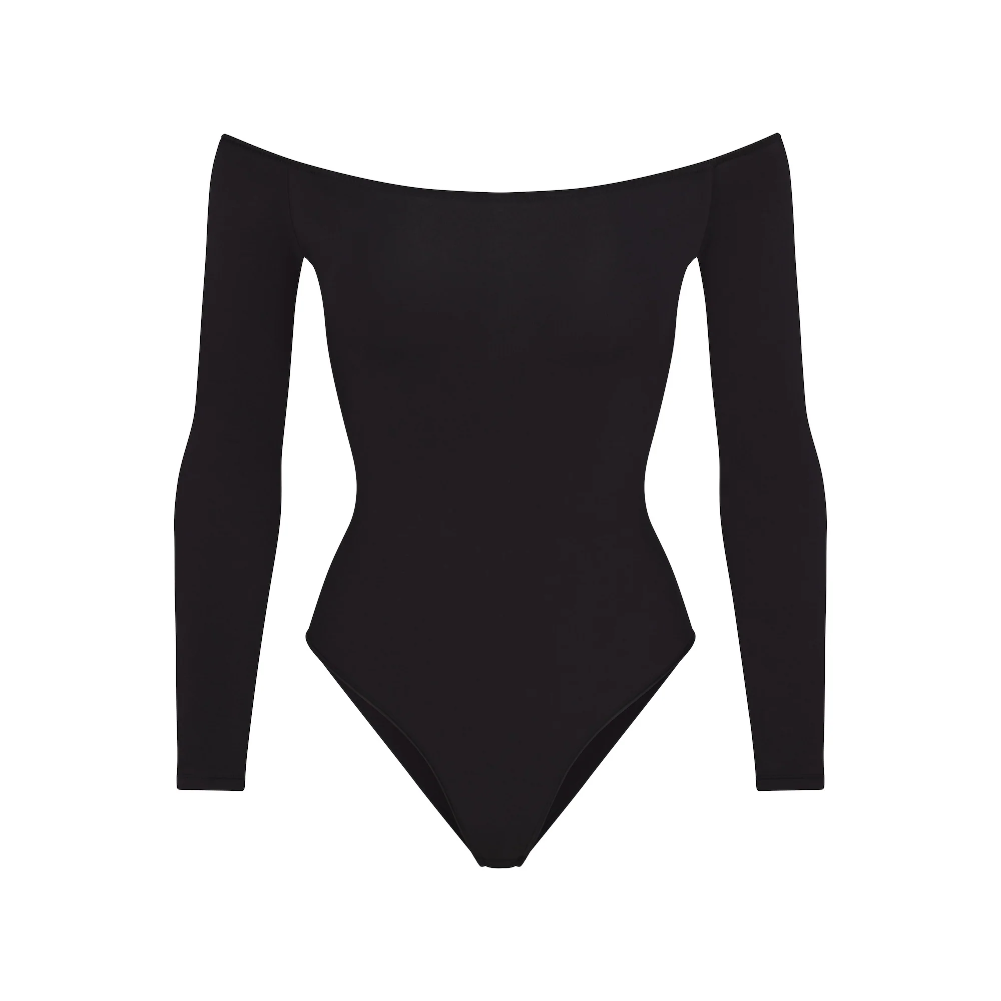 COTTON JERSEY OFF THE SHOULDER BODYSUIT