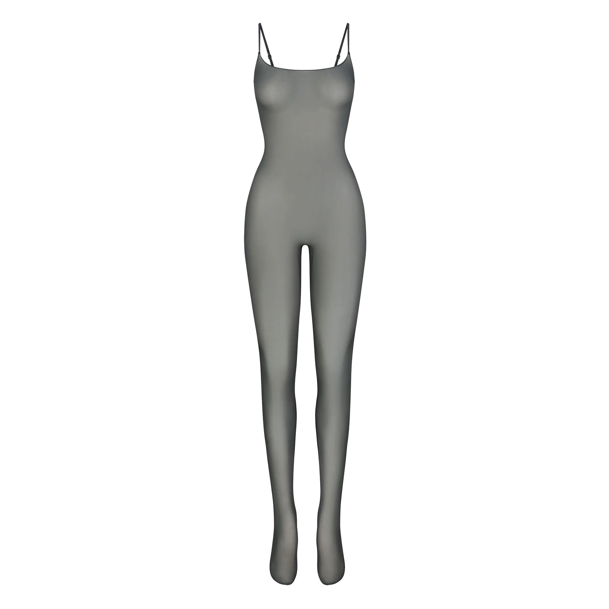 MILKY SHEER FOOTED CATSUIT