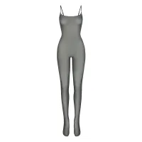 MILKY SHEER FOOTED CATSUIT