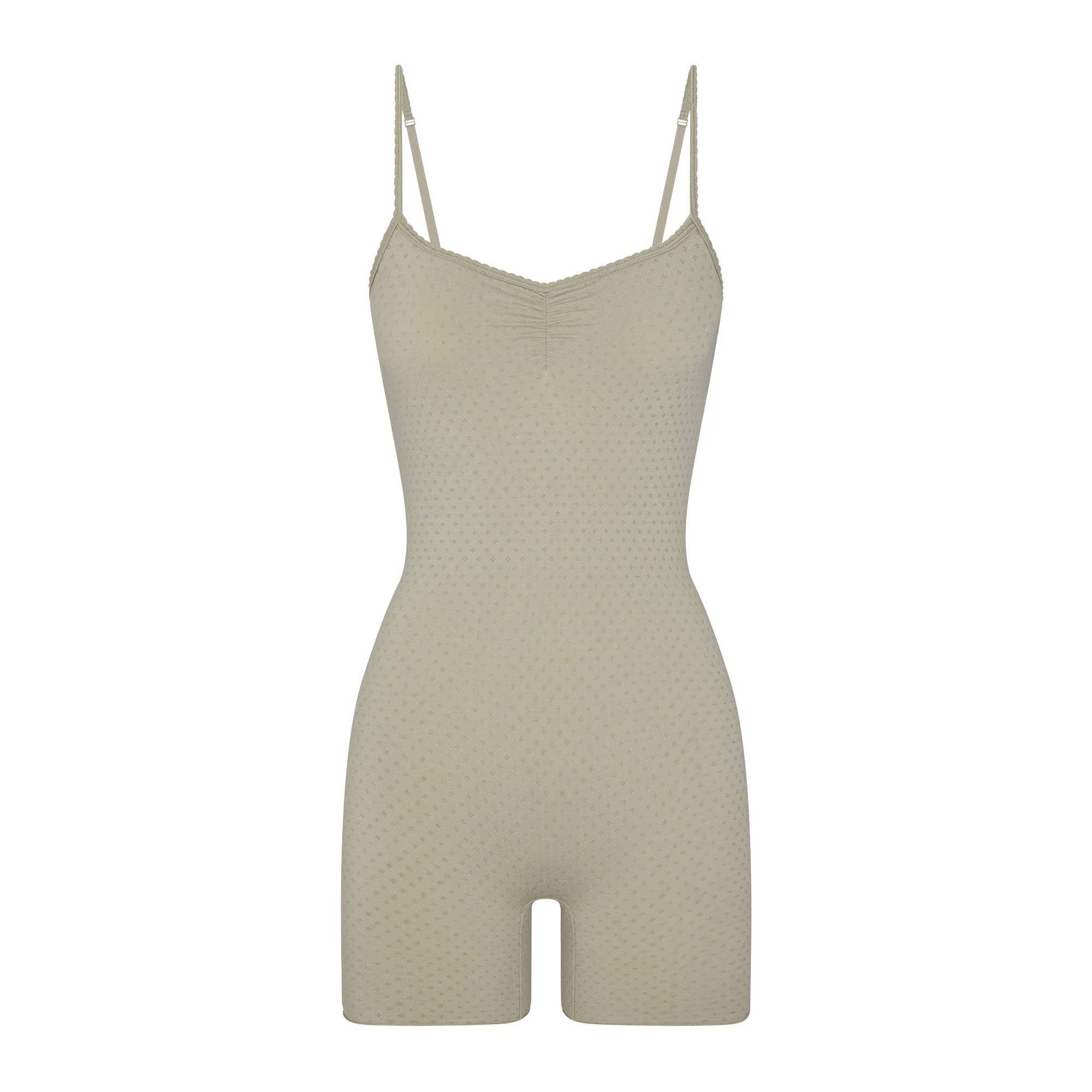 MICRO POINTELLE TANK ONESIE