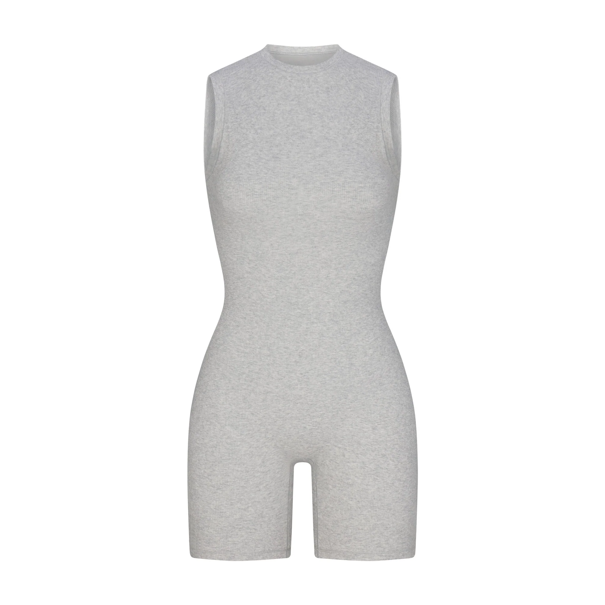 COTTON RIB OPEN BACK ONESIE