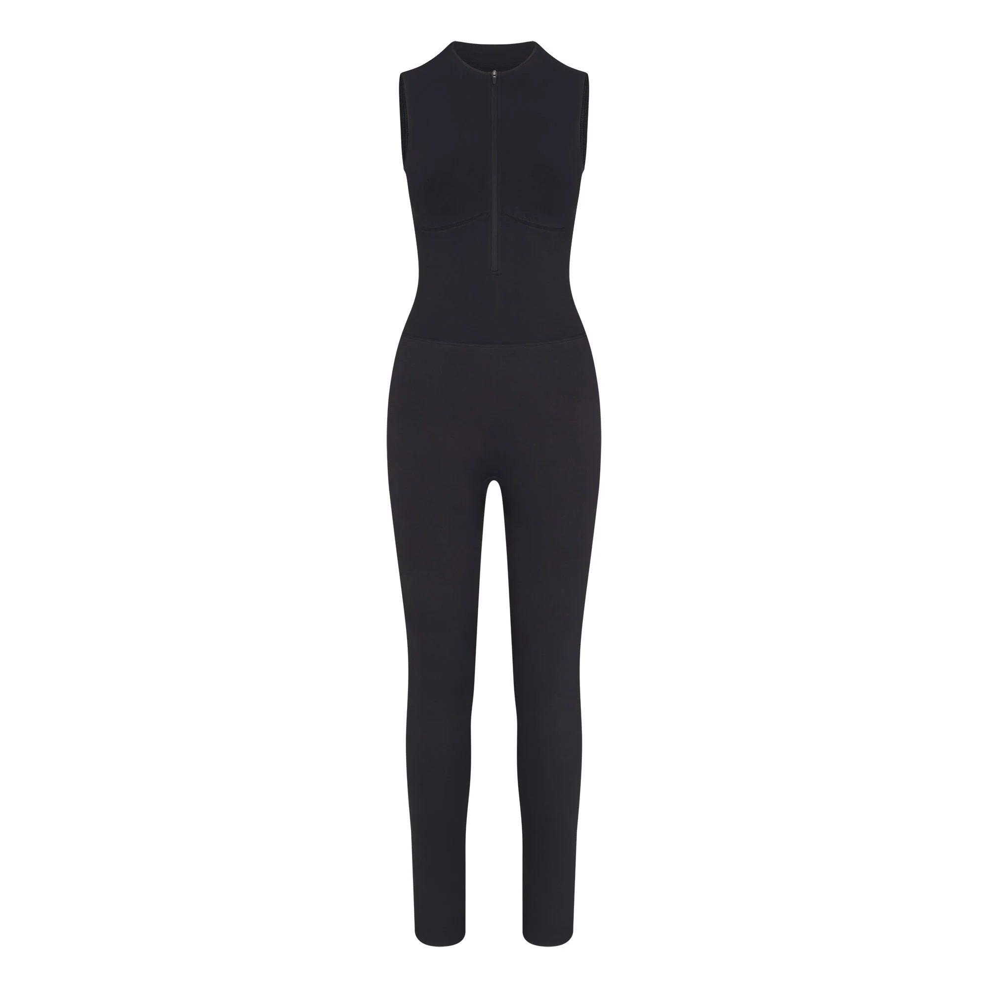 CONTOUR NYLON ZIP FRONT CATSUIT