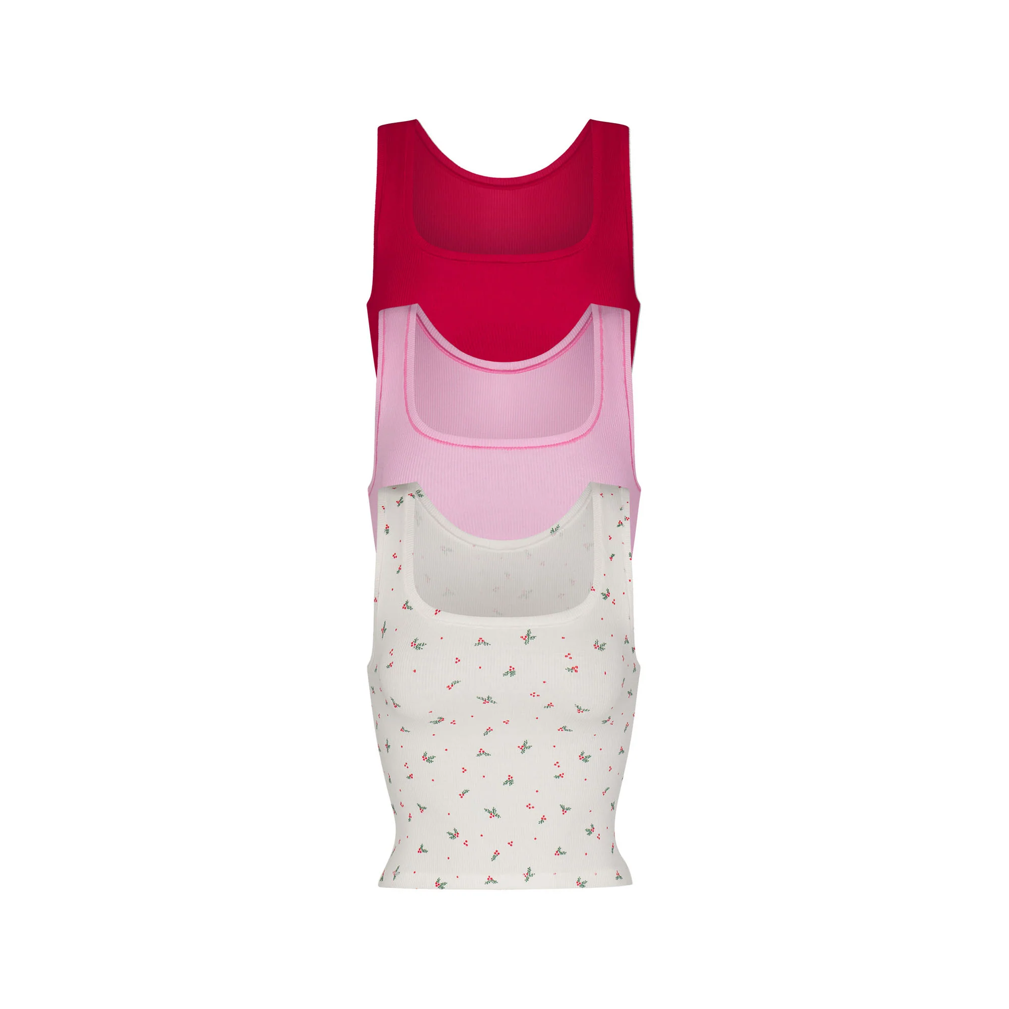 COTTON RIB TANK 3-PACK