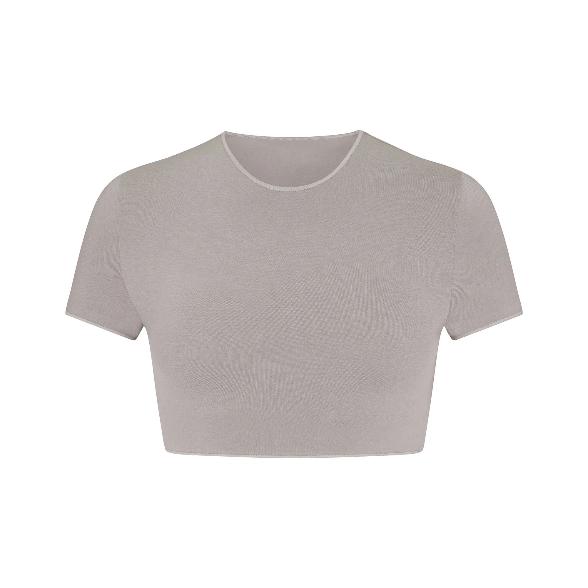 SEAMLESS MODAL CROPPED T-SHIRT