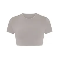 SEAMLESS MODAL CROPPED T-SHIRT