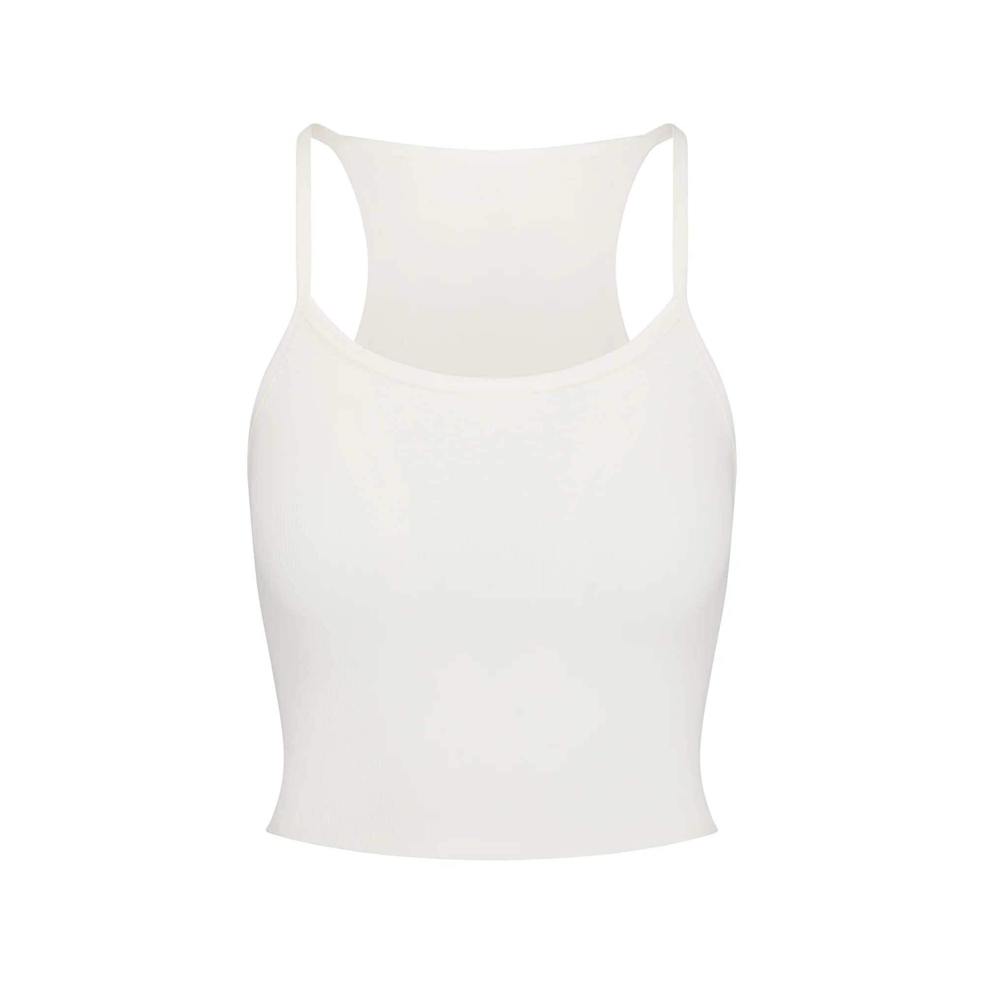 COTTON RIB CROPPED CAMI