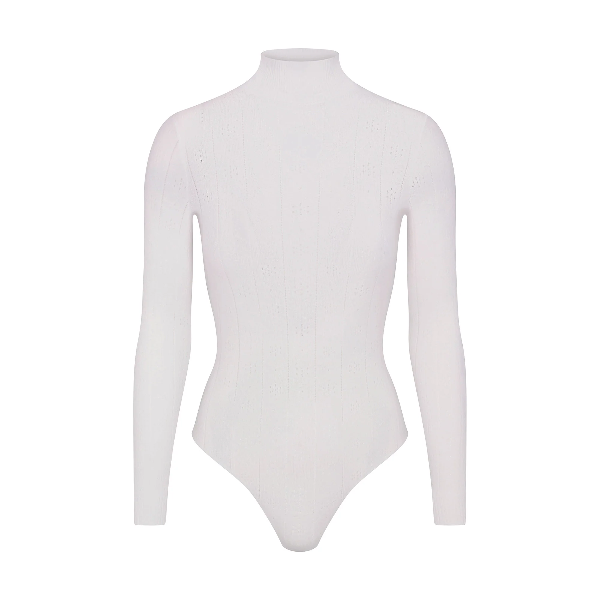 SWEATER POINTELLE TURTLENECK BODYSUIT