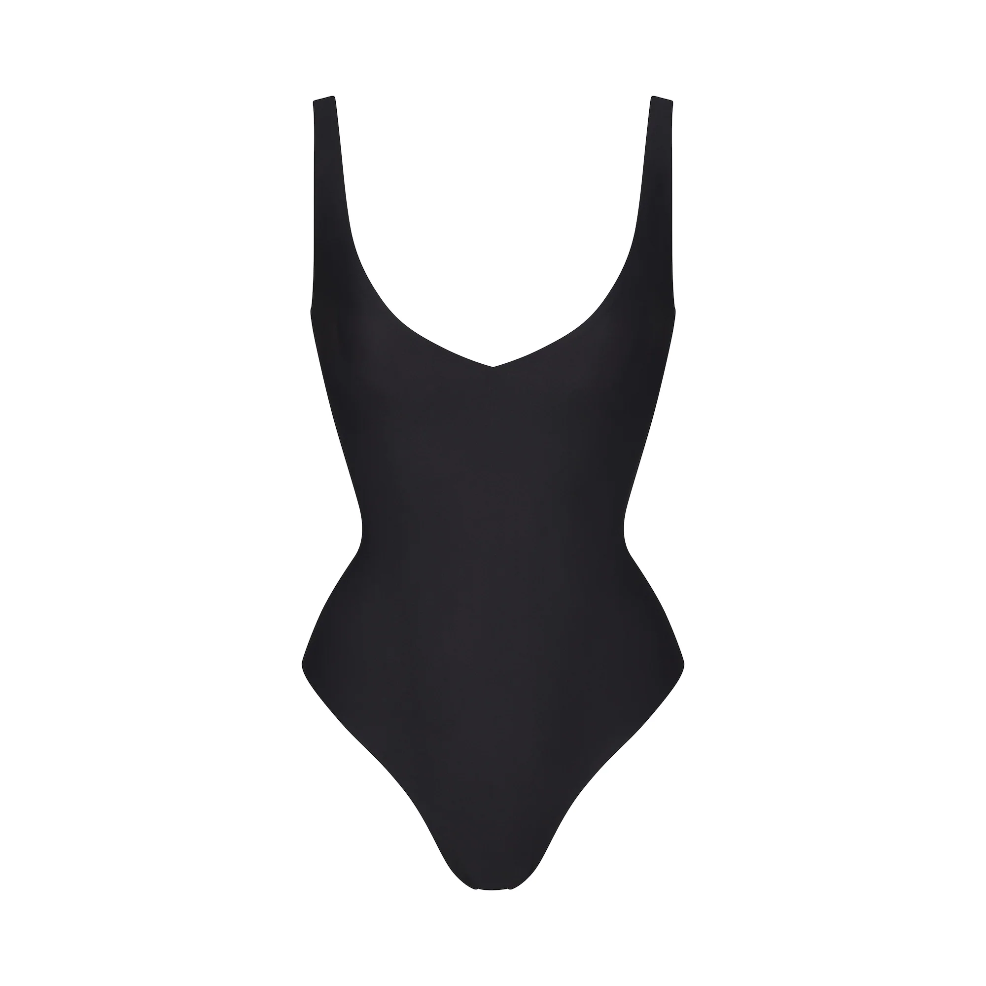 SKIMS BODY UNLINED PLUNGE THONG BODYSUIT