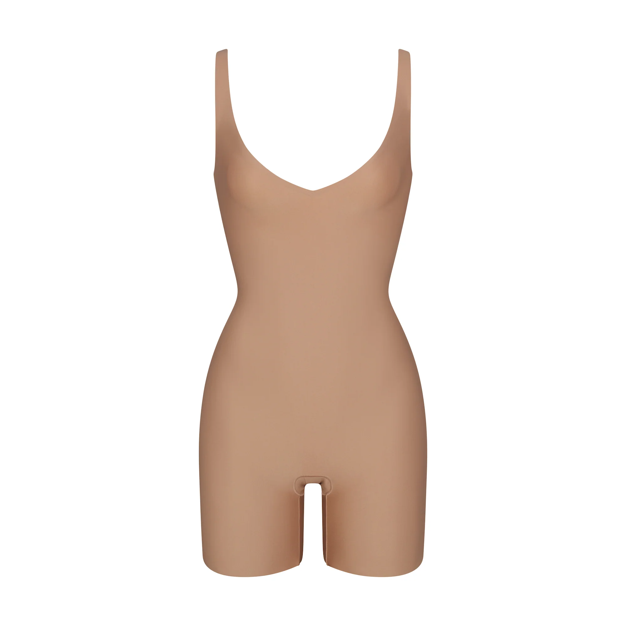 SKIMS BODY UNLINED PLUNGE MID THIGH BODYSUIT