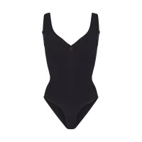 SEAMLESS SCULPT ZIP FRONT BRIEF BODYSUIT