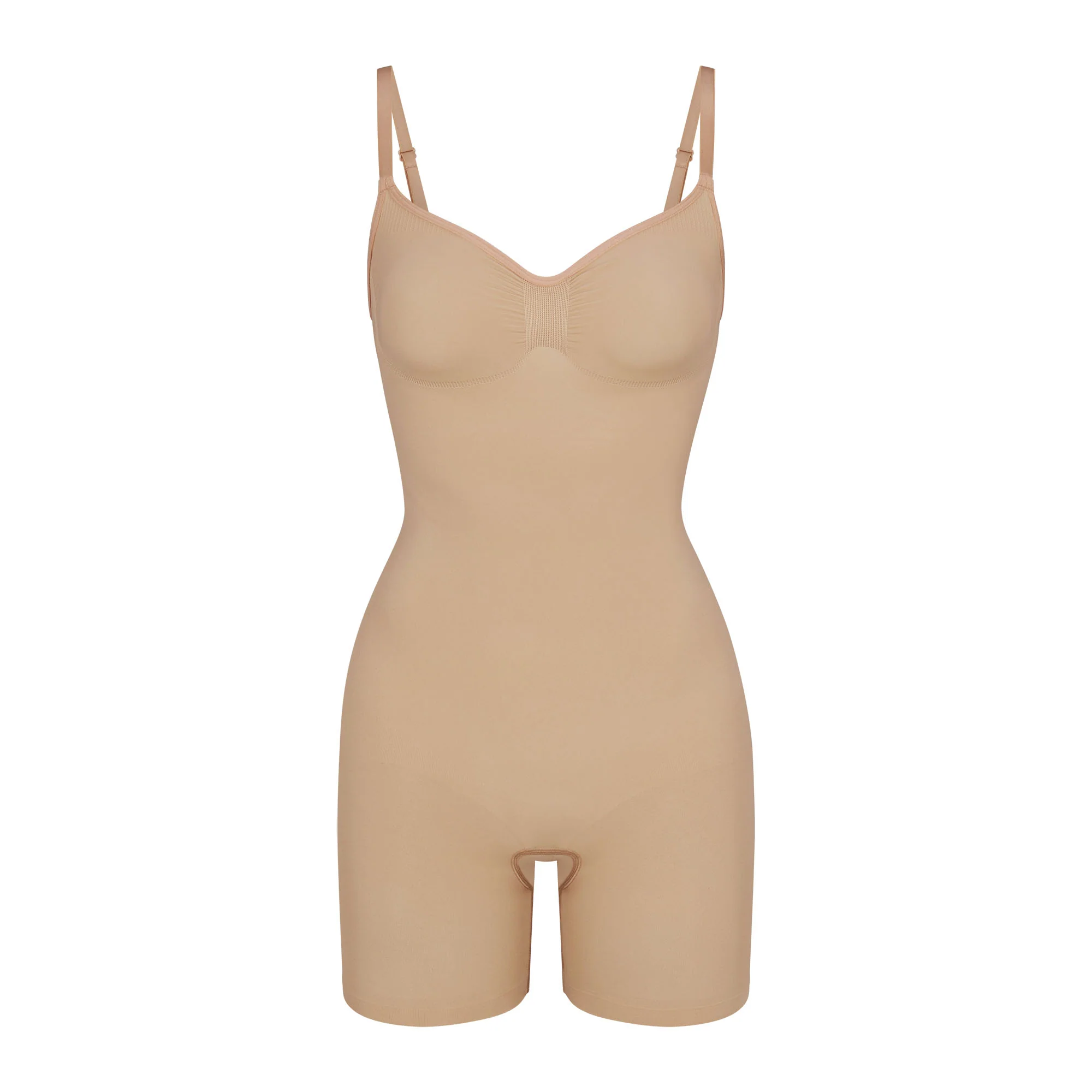 SEAMLESS SCULPT MID THIGH BODYSUIT