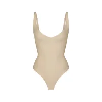 SKIMS BODY CORE SCULPT PLUNGE THONG BODYSUIT