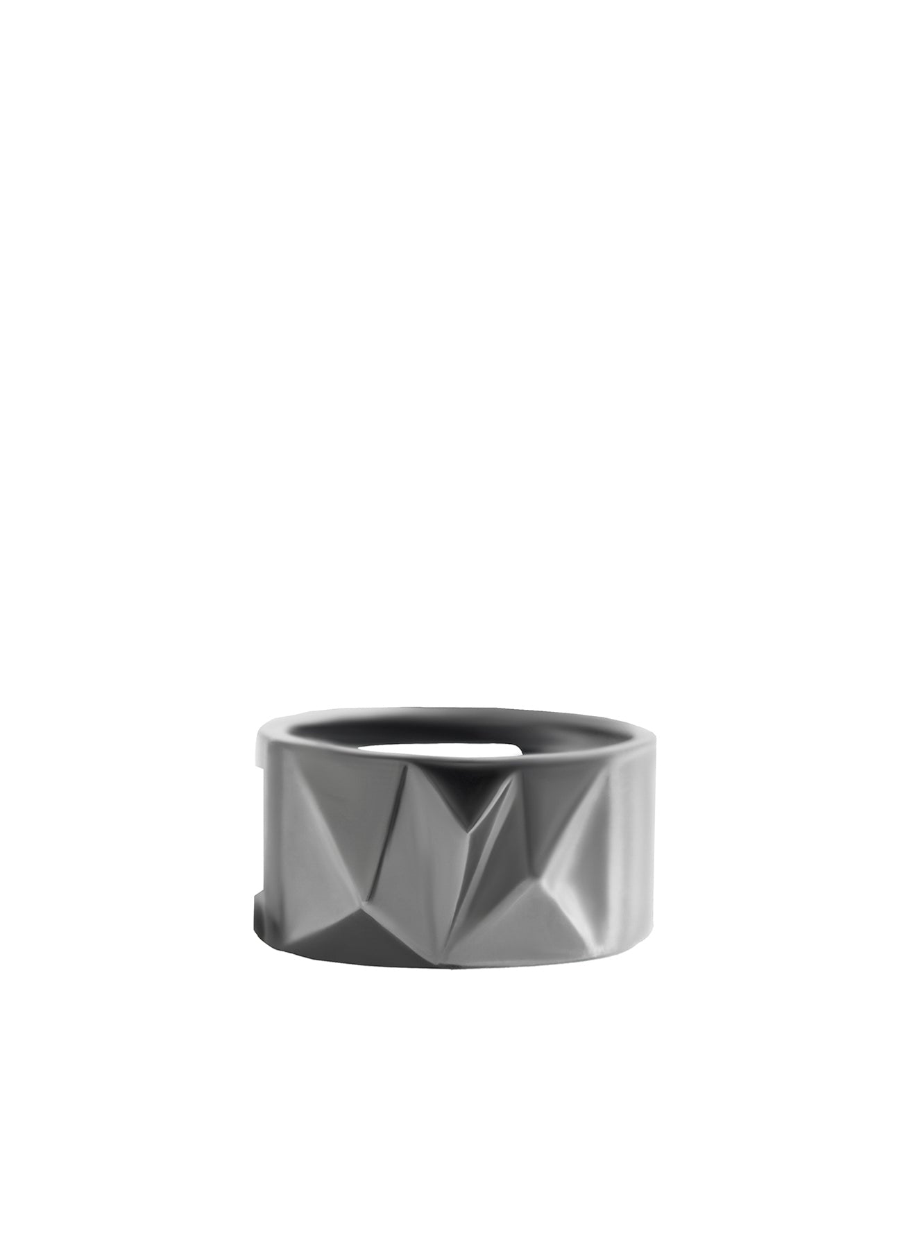 SV925/BKRHO BUMPY RING/SILVER