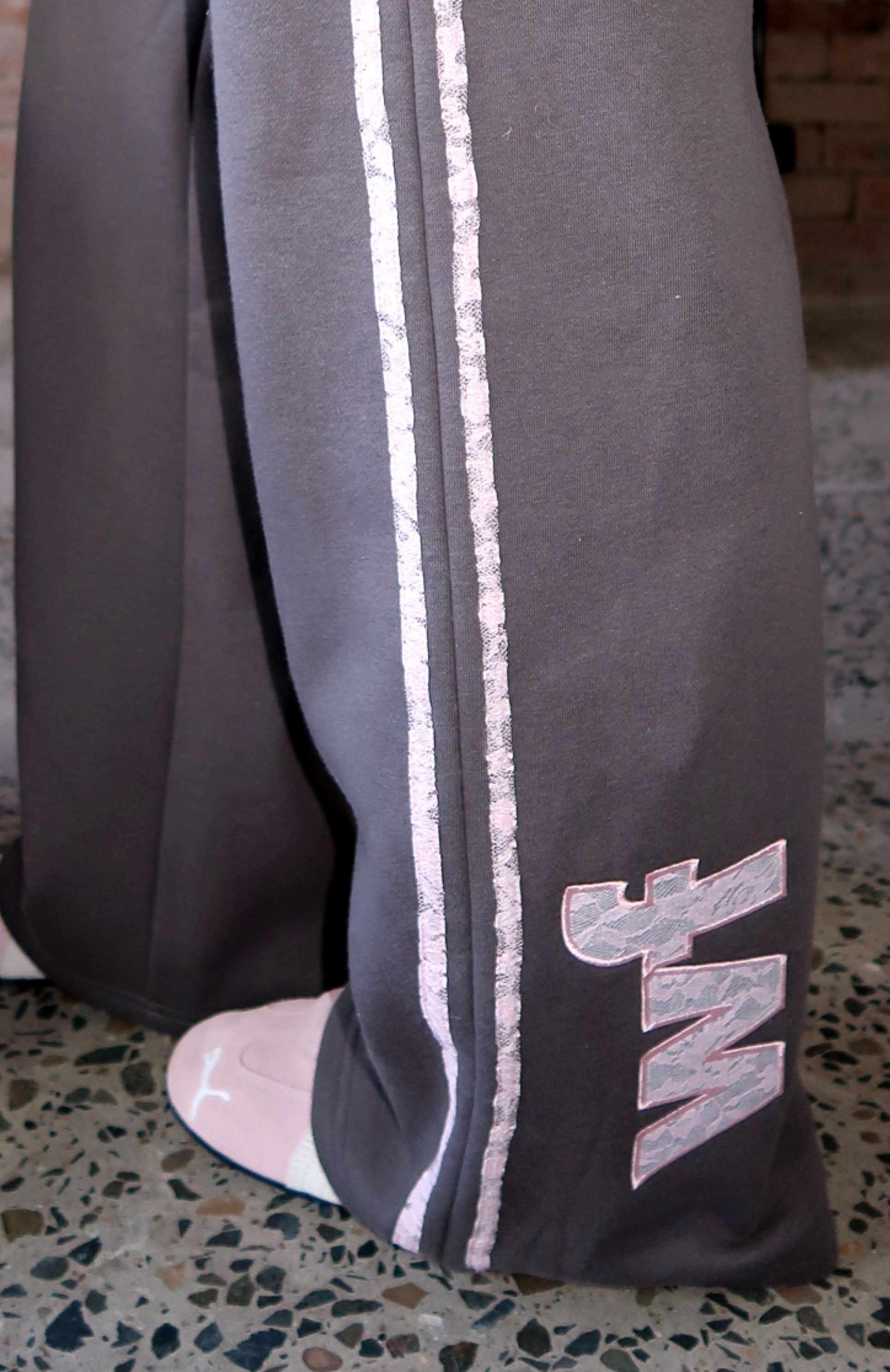 Gave You Everything Wide Leg Sweatpants Volcanic