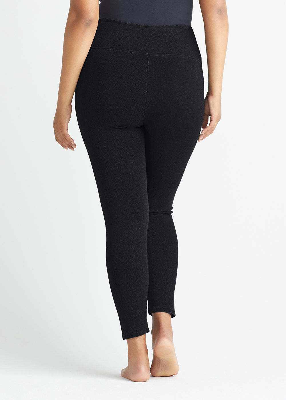 Denim Shaping Legging(Black,XS)