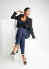 Denim Shaping Legging(True Indigo,XS)