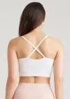 Convertible Scoop Neck Unlined Bralette - Yummie SoftServe™(White,S/M)