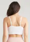 Convertible Scoop Neck Unlined Bralette - Yummie SoftServe™(White,S/M)