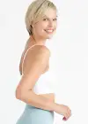 Convertible Scoop Neck Unlined Bralette - Yummie SoftServe™(White,S/M)