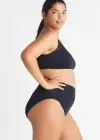 V-Neck Bralette w/ Removable Pads(Black,S/M)