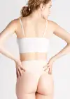 V-Neck Bralette w/ Removable Pads(White,S/M)