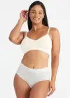 Non-Shaping Retro Brief(Whisper White Lace Jacquard,S)